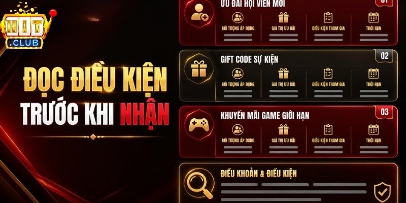 Đọc kỹ điều kiện khuyến mãi HITCLUB trước khi tham gia